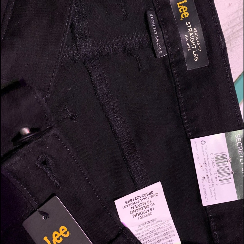 Lee Jeans.Black,,straight leg.